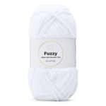 LindeHobby Fuzzy Chenille 01 Hvit