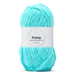 LindeHobby Fuzzy Chenille 13 Blågrønn / Teal