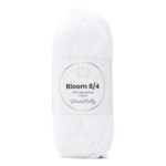 LindeHobby Bloom 8/4 Mercerized Cotton 02 Hvit