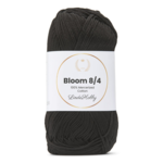 LindeHobby Bloom 8/4 Mercerized Cotton 01 Svart