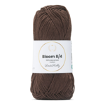 LindeHobby Bloom 8/4 Mercerized Cotton 08 Mørk brun