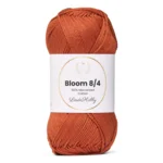 LindeHobby Bloom 8/4 Mercerized Cotton 36 Mursteinsfarge