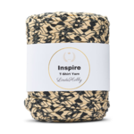 LindeHobby Inspire Print 172 Gul med svart mønster