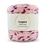 LindeHobby Inspire Print 08 Lyserød med sommerfugler