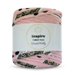 LindeHobby Inspire Print 120 Rosa med leoparder