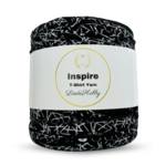 LindeHobby Inspire Print 07 Svart med hvite strekmenn