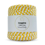 LindeHobby Inspire Print 33 Hvit- og gulstripet