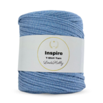 LindeHobby Inspire Print 84 Hvit- og blåstripet