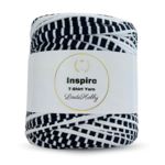 LindeHobby Inspire Print 15 Mørkeblå- og hvitstripet