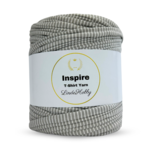 LindeHobby Inspire Print 03 Grå med smale hvite striper