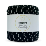 LindeHobby Inspire Print 37 Svart med smale hvite striper