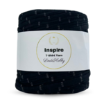 LindeHobby Inspire Print 29 Svart med smale grå striper
