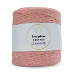 LindeHobby Inspire Print 62 Fersken med hvite prikker