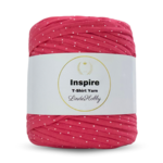 LindeHobby Inspire Print 119 Rosa med prikker