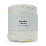 LindeHobby Inspire Print 95 Hvit med fargesprut