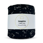 LindeHobby Inspire Print 175 Svart med grafiske hjerter