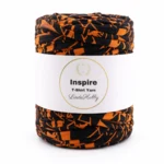 LindeHobby Inspire Print 26 Svart med oransje trykk