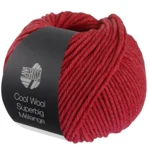Lana Grossa Cool Wool Superbig 223 Kirsebærrød melert