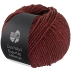 Lana Grossa Cool Wool Superbig 222 Vinrød melert