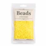 LindeHobby Beads Neon 03 Gul