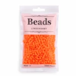 LindeHobby Beads Neon 01 Oransje