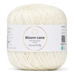 LindeHobby Bloom Lace Mercerized Cotton 30 Naturlig hvit