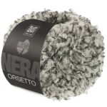 Lana Grossa Orsetto 105 Svart/Naturhvit