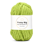 LindeHobby Fuzzy Chenille BIG 32 Gress grønn