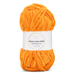 LindeHobby Fuzzy Chenille Gold Lurex 37 Oransje