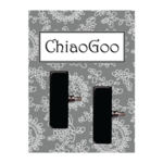 ChiaoGoo Kabelstoppere, 2 stk Large Svart