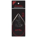 ChiaoGoo Rundpinner Knit Red Rustfritt Stål (23-100 cm) 30 cm