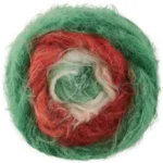 Lana Grossa Basta Mista 799 Grønn/Hvit/Rød