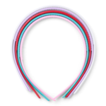 LindeHobby Hårbøyler, Assorterede farger, 8 mm, 5 stk