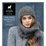 MR37-10 Lang jakke, skjerf og hatt
