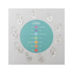 KnitPro Chakra Maskemarkører, Sølv