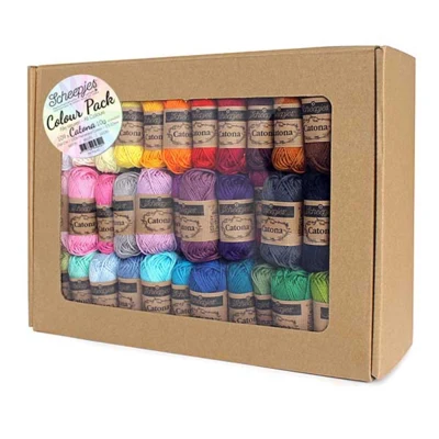 Scheepjes Catona fargepakke - 109 x 10g