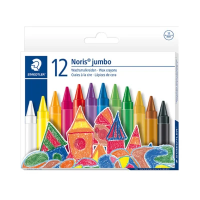 STAEDTLER Noris Club jumbo 229 voksfarger, 12 stk