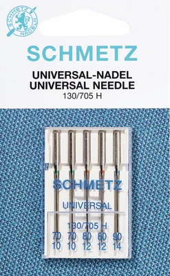 Schmetz symaskin nåler universal 70-90, 5 stk