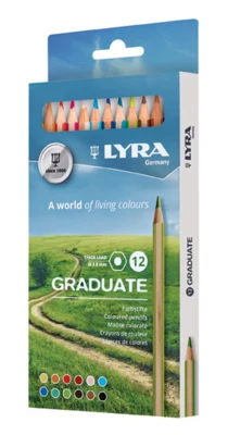 Lyra Graduate Pencils, 12 stk