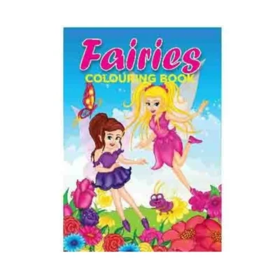 Fargebok A4 Fairies, 16 sider