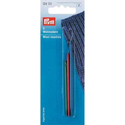 Prym ullnåler aluminium, 3 stk