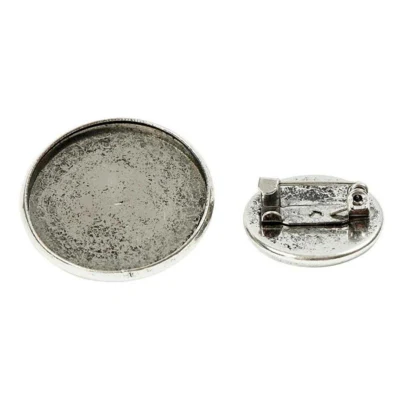 Brosjenål Antikk sølv rumpe. størrelse, 6 stk