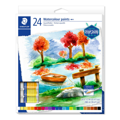 STAEDTLER karat akvarellmaling, 24 stk