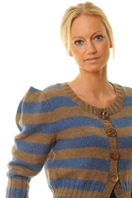 518 CARDIGAN MED SKOBULDER