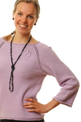 700 BLUSE MED RULLKANT