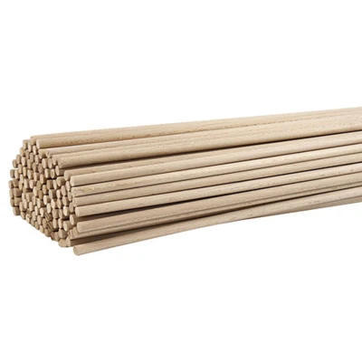 Runde tømmerstokker Bøk 60 cm x 8 mm, 10 stk