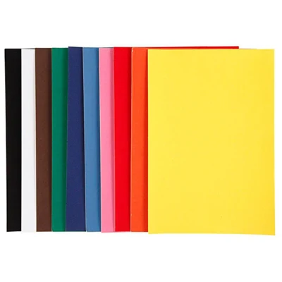 Velourpapir, A4, 140 g, forskjellige farger
