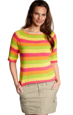 709 STRIPET RAGLANBLUSE
