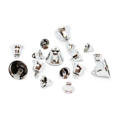 HobbyArts Christmas Bell Silver Mix, 16 stk