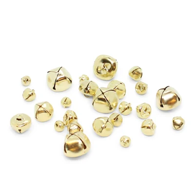 HobbyArts Bells Gold Mix, 25 stk
